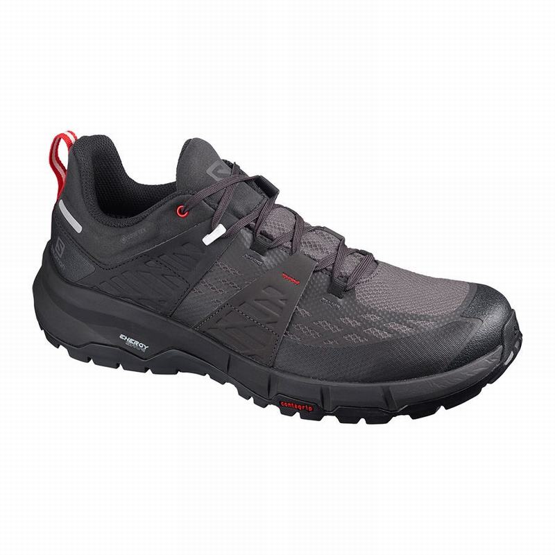 Salomon ODYSSEY GTX Zapatillas Trekking Hombre - Negras / Rojas - Colombia (56180-HOGQ)